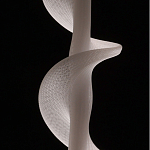 Люстра с белым скрученным плафоном Golden Swirl варинант исполнения - 6 | Loft Concept в Москве