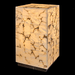 Торшер прямоугольный из натурального камня Calcite Geometry варинант исполнения - 7 | Loft Concept в Москве