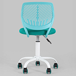 Яркий компьютерный стул Tropica Turquoise варинант исполнения - 4 | Loft Concept в Москве