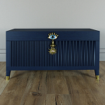 Большой дизайнерский Сундук Elsa Dreams Blue варинант исполнения - 1 | Loft Concept в Москве