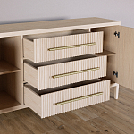 Буфет Primo с тремя ящиками и двумя фасадами Светлый дуб варинант исполнения - 5 | Loft Concept в Москве