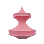 Подвесной вязаный розовый светильник «Моника» варинант исполнения - 1 | Loft Concept в Москве