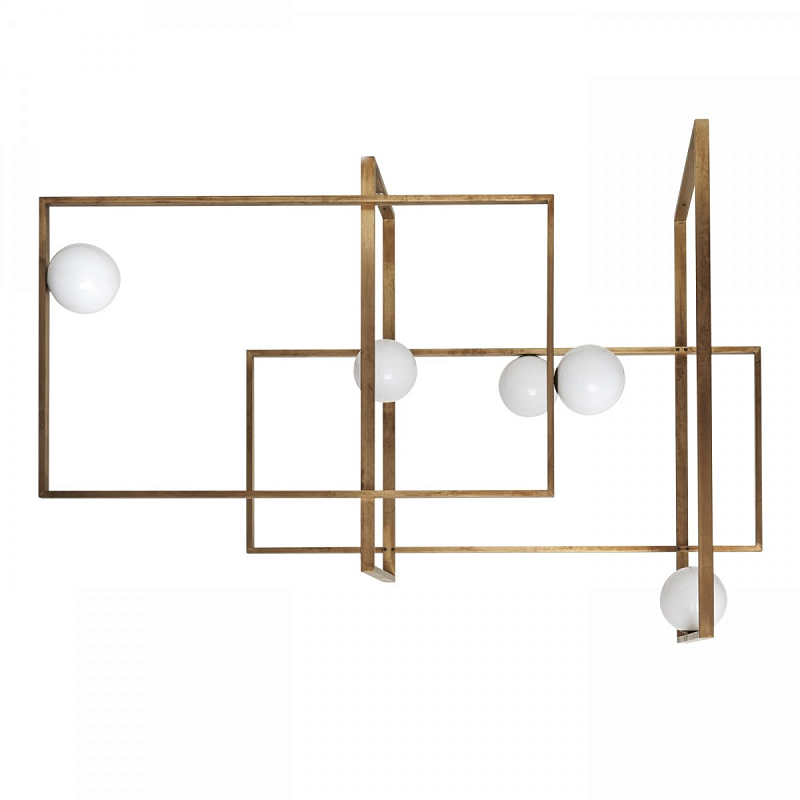  Mondrian Glass Venicem Ceiling Lamp     | Loft Concept 