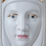 Ваза с золотисто-белыми фрагментами Faces of Imagination варинант исполнения - 6 | Loft Concept в Москве