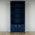 Книжный Стеллаж Elsa Dreams Blue с задней стенкой варинант исполнения - 5 | Loft Concept в Москве