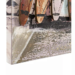 Панно декоративное в морском стиле Seascape and Surfing I варинант исполнения - 3 | Loft Concept в Москве