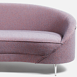 Диван Paulet Sofa Сиреневое Букле варинант исполнения - 1 | Loft Concept в Москве