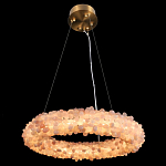 Люстра кольцевая с частичками натурального горного хрусталя Crystal Shimmer варинант исполнения - 1 | Loft Concept в Москве