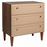 Комод бежевый из массива бука с 3-мя ящиками Wenge Light варинант исполнения - 1 | Loft Concept в Москве