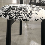 Стул обеденный деревянный с цветочной обивкой Foshan Chair варинант исполнения - 2 | Loft Concept в Москве