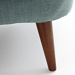 Кресло бирюзовое Pauley Turquoise Armchair варинант исполнения - 4 | Loft Concept в Москве