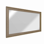 Зеркало прямоугольное с классической деревянной рамой Flowchart варинант исполнения - 1 | Loft Concept в Москве