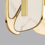 Люстра с мраморными вставками Marble Plates варинант исполнения - 4 | Loft Concept в Москве