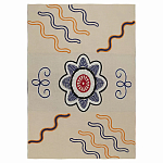 Плед хлопковый по мотивам эвенских орнаментов Ural and Siberian Patterns варинант исполнения - 1 | Loft Concept в Москве