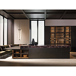 Кухонный гарнитур из красного мрамора и дерева VVD Dada Engenereed Kitchen варинант исполнения - 2 | Loft Concept в Москве