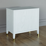 Прикроватная тумбочка с полкой Elsa Dreams White варинант исполнения - 4 | Loft Concept в Москве