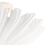Потолочный светильник белый с рельефным абажуром Feminine Shape варинант исполнения - 1 | Loft Concept в Москве