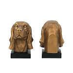 Держатель для книг с бронзовыми фигурками головы собаки Dog Elegance  варинант исполнения - 3 | Loft Concept в Москве