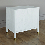 Тумба прикроватная с двумя ящиками Elsa Dreams White варинант исполнения - 4 | Loft Concept в Москве