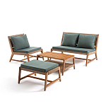 Садовый 2-х местный диван с каркасом из акации Green варинант исполнения - 4 | Loft Concept в Москве