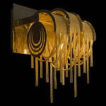 Бра с перфорированными металлическими дугами и цепочками 22 см Atlantis Chain варинант исполнения - 2 | Loft Concept в Москве