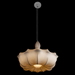 Подвесной светильник с белым фигурным абажуром и мягкими волнистыми краями Cloud Motion  варинант исполнения - 9 | Loft Concept в Москве