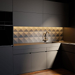 Гипсовая 3D панель с принтографией PM-104 варинант исполнения - 2 | Loft Concept в Москве