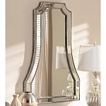 Зеркало в серебристой фигурной раме Silver Reflection варинант исполнения - 5 | Loft Concept в Москве