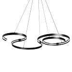 Люстра подвесная светодиодная в виде волнообразной ленты Ribbon Vortex варинант исполнения - 1 | Loft Concept в Москве