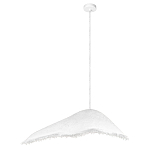 Подвесной светильник с асимметричным волнообразным абажуром и фактурной бахромой по краю Tactile Line варинант исполнения - 8 | Loft Concept в Москве