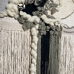 Панно ручная работа Черно-Белый Природный Орнамент  варинант исполнения - 2 | Loft Concept в Москве