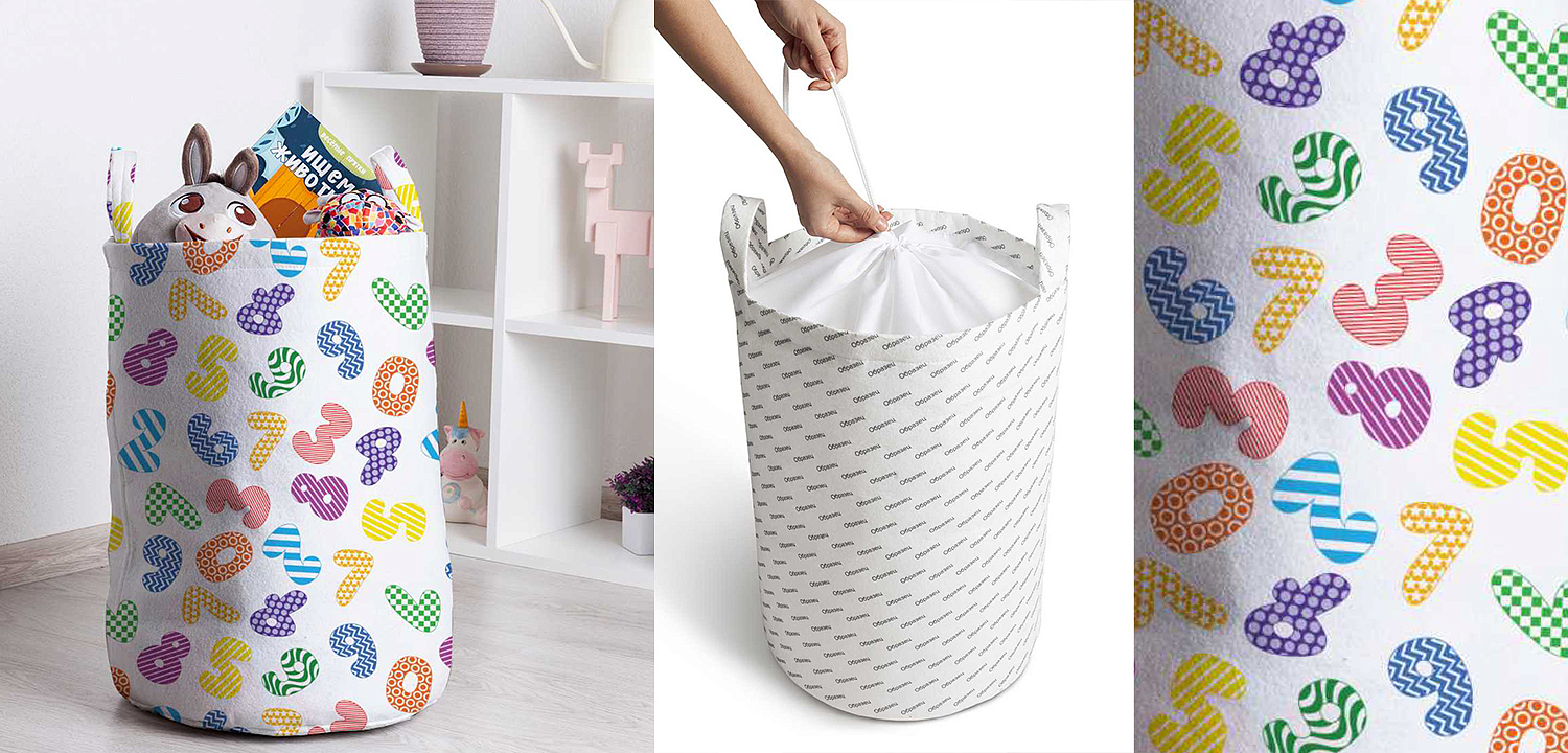 Корзина Colored Numbers Basket Корзина Colored Numbers Basket - Loft-Concept в Москве