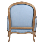 Кресло Ava Classical Armchair light blue velour варинант исполнения - 3 | Loft Concept в Москве