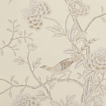 Обои ручная роспись Earlham Platinum Mica варинант исполнения - 3 | Loft Concept в Москве