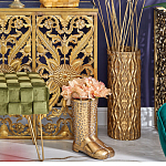 Ваза в форме сапог с рельефной текстурой и ручками Vase Boot варинант исполнения - 6 | Loft Concept в Москве