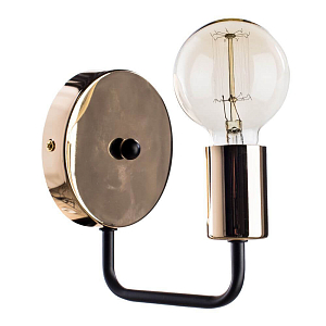 Бра Loft Industrial Glossy Gold Sconces