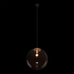 Подвесной светильник со стеклянным прозрачным плафоном в форме шара и золотыми металлическим акцентами 30 ClassiCon варинант исполнения - 3 | Loft Concept в Москве