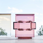 Стол журнальный в форме кубов Acrylic Furniture Lumina Crimson Clarity варинант исполнения - 9 | Loft Concept в Москве