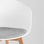 Стул из пластика с мягким сиденьем Eames варинант исполнения - 6 | Loft Concept в Москве