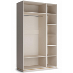 Шкаф 3-х дверный с зеркальными дверями Satin Furniture варинант исполнения - 2 | Loft Concept в Москве