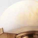 Бра с 2-мя мраморными плафонами на латунном корпусе Light Warm Light варинант исполнения - 2 | Loft Concept в Москве