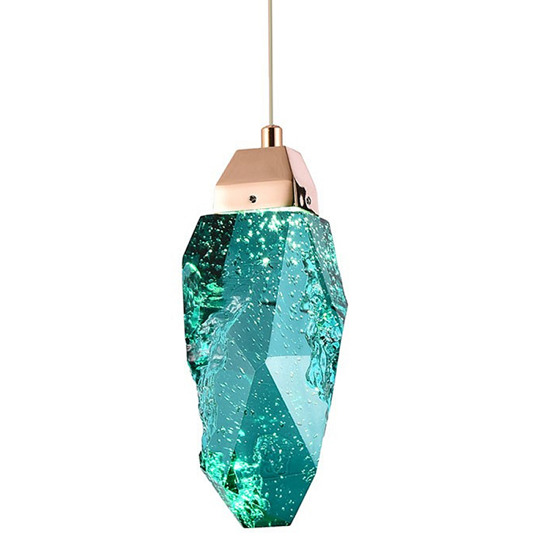   Soar Hanging Lamp Brass Emerald      | Loft Concept 
