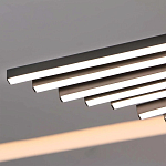 Люстра в виде распахнутых крыльев из тонких металлических планок Flight of Freedom варинант исполнения - 13 | Loft Concept в Москве