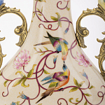 Ваза из фарфора с бронзовыми вставками Eden Garden варинант исполнения - 6 | Loft Concept в Москве