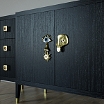 Большой Комод-буфет Elsa Dreams Black с ящиками варинант исполнения - 2 | Loft Concept в Москве