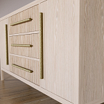 Буфет Primo с тремя ящиками и двумя фасадами Светлый дуб варинант исполнения - 7 | Loft Concept в Москве