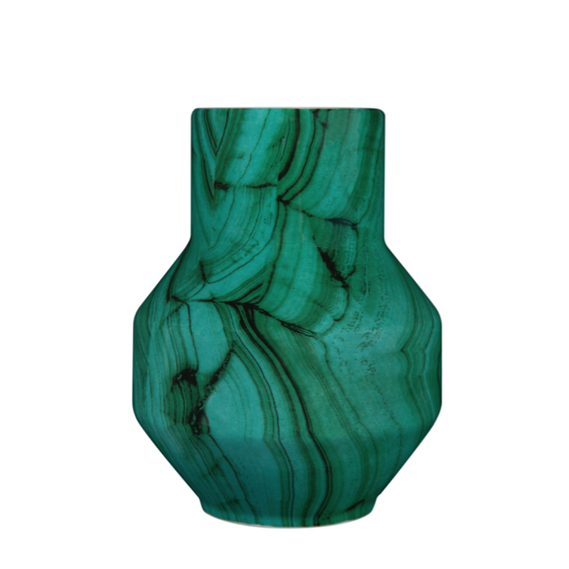  Malachite Vase rubikon low    | Loft Concept 