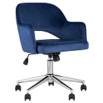 Кресло для компьютерного стола Veloury Blue варинант исполнения - 1 | Loft Concept в Москве