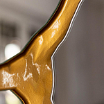 Зеркало кругле с декоративной золотой вставкой Golden Tree варинант исполнения - 2 | Loft Concept в Москве