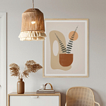 Люстра круглая плетеная с кисточками Small Solar Glow варинант исполнения - 1 | Loft Concept в Москве